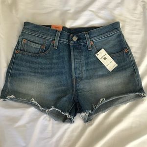 Levi’s High-Waisted Jean Shorts